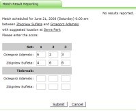 [Entering results - click to enlarge]